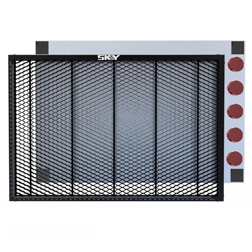 Skouphy Honeycomb Laser Bed for Falcon A1 Laser Engraver with Aluminum Panel Suction Magnets Honeycomb Platform for Laser Engraving and Cutter Machine (18.1 * 13.6 in)