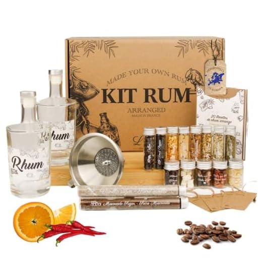 L&G® – Rum Infusionsset | Perfektes Set für einzigartige Cocktails und DIY-Rumkreationen | Geschenk für jeden Anlass