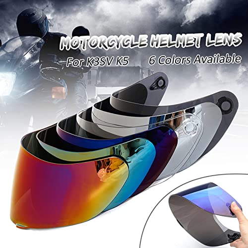 Mulcort Motorrad Windschutz Helm Objektiv Visier Vollgesichts Fit für AGV K1 K3SV K5