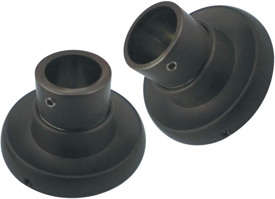 Kingston Brass SRP315 Edenscape Brass Shower Rod Base, Oil Rubbed Bronze