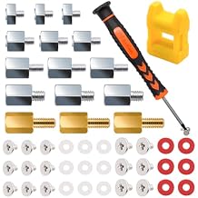 M.2 SSD Mounting Screws Kit, M.2 Motherboard Standoffs and Screws, M.2 NVMe Screw with Magnetic Screwdriver for Laptop Computer DIY & Repair