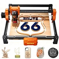 ACMER S2 12W Laser Cutter, 72W Leistung Laser Graviermaschine, Gravieren und Schneiden von Holzplatten mit nur einem Klick für Geldverdienen kleine Unternehmen, Heimwerkerarbeiten, 300 * 300mm