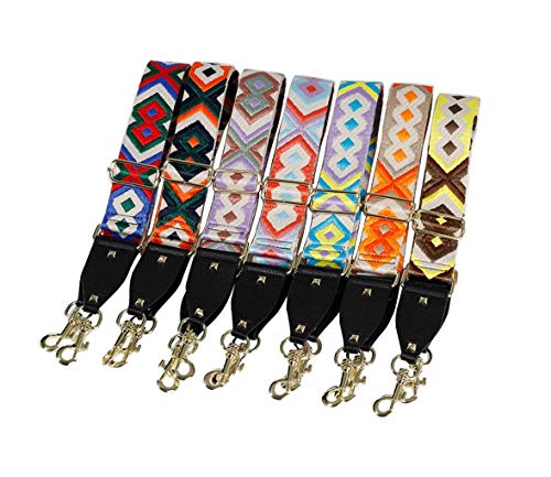 Image of 1.97 inchWide Adjustable Crossbody Bag Strap Replacement All-Match Canvas Strap for Handbags Purse And Shoulder Strap