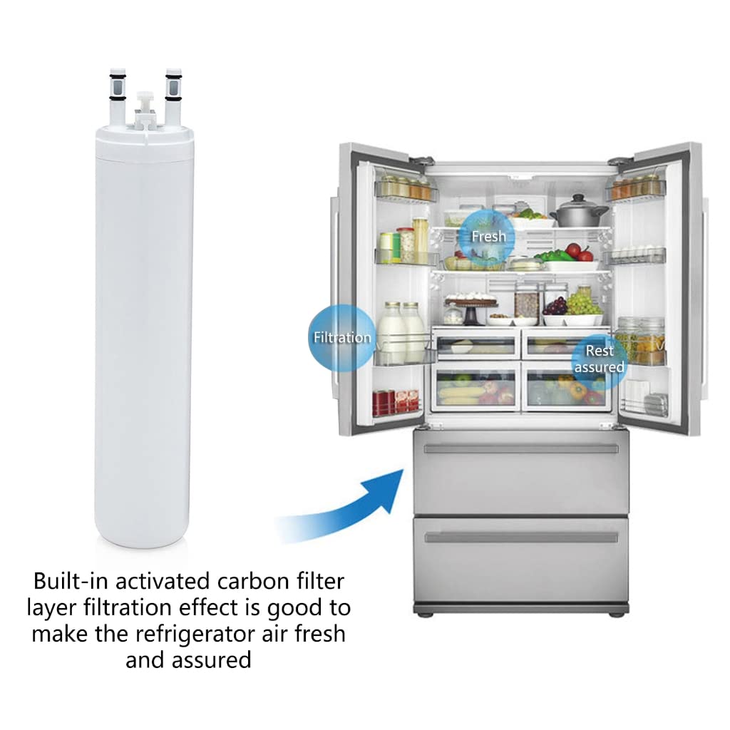 Cartucho de filtro activado por carbón de repuesto para filtro de agua para refrigerador