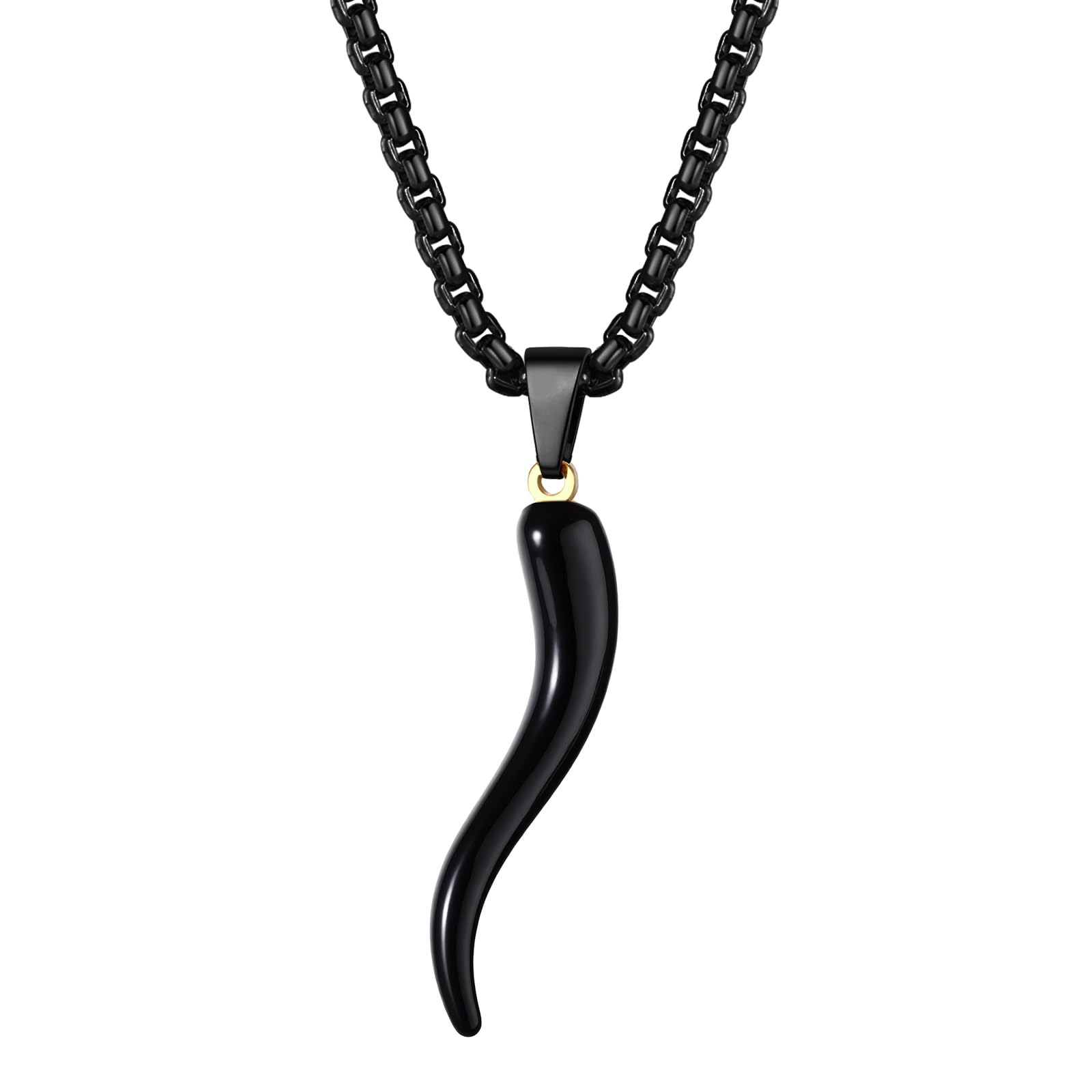 OIDEA Herren Halskette Michael Dogtag: Retro Vintage Schutza