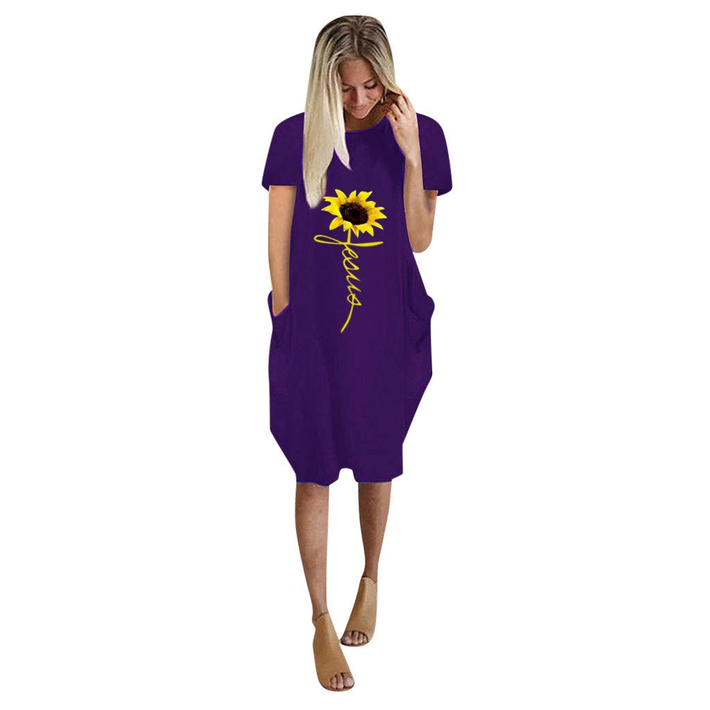 Pocket Casual Sleeveless Maxi (Purple 
