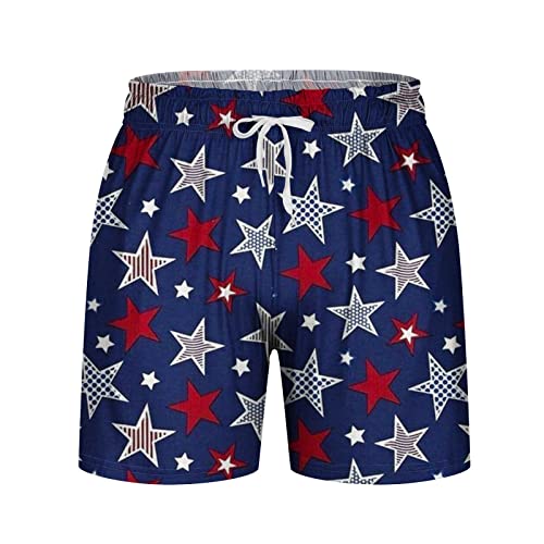 Dgoopd Mens Short Sets 2 Piece Outfits 4Th Of July Outfits Patriotic Flag Tie-Dye T-Shirt Shorts Set Summer Short Sleeve Shirts Set Independence Day Outfit #TOP5