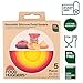 Food Huggers 5pc Reusable Silicone Food Savers | BPA Free & Dishwasher Safe | Fruit & Vegetable Produce Storage for Onion, Tomato, Lemon, Banana, Cans & More | Round, Autumn Harvest