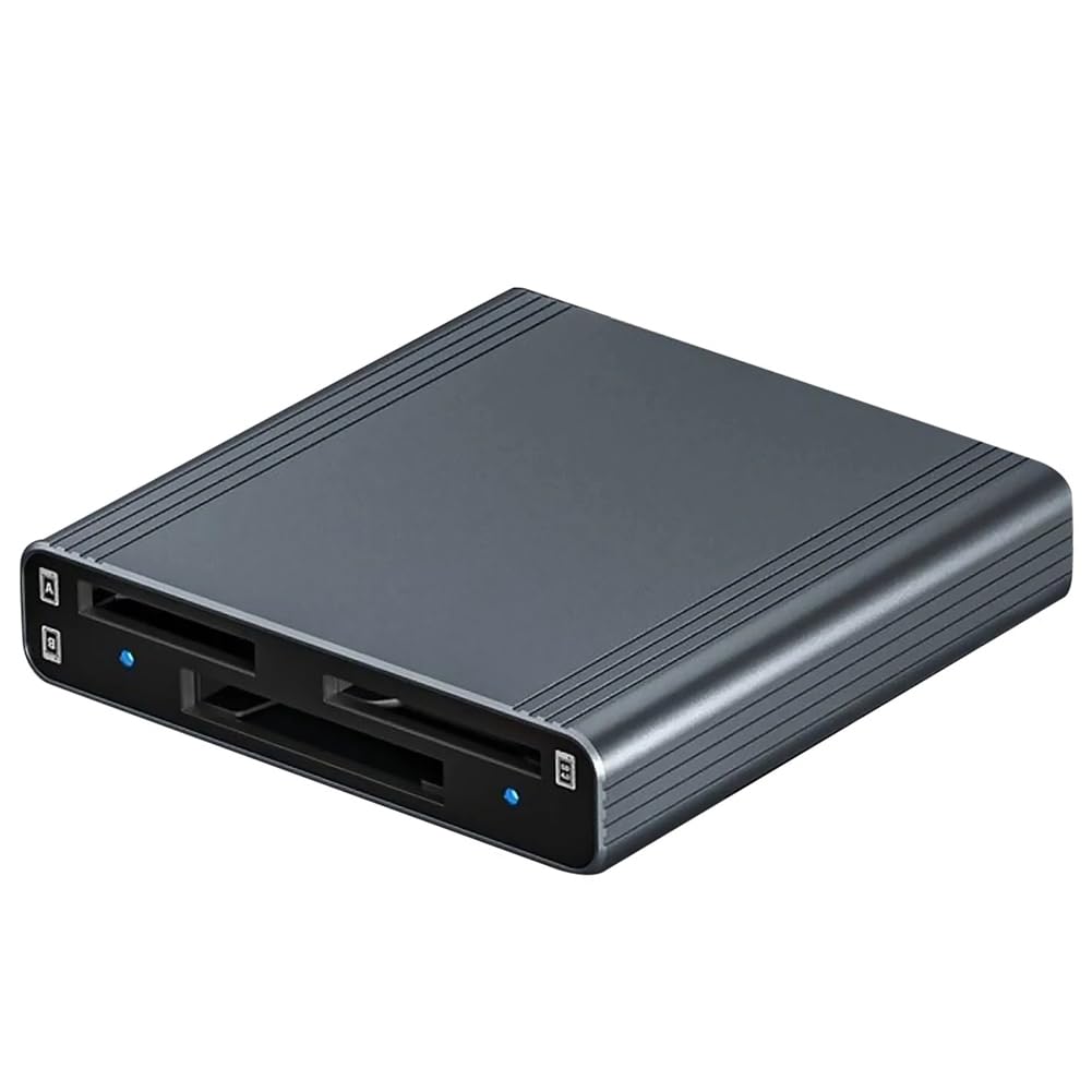 Lector de tarjetas para CFexpress tipo A + tipo B + tarjeta de memoria SD de alta velocidad 10 Gbps transferencia de datos USB 3.1 Gen 2