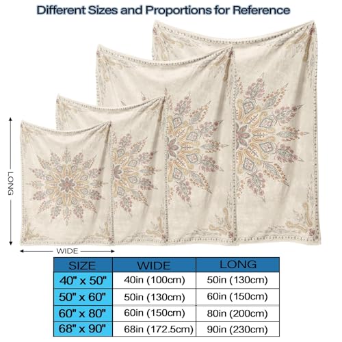 Neasow NEASOW-BLANKET02 Boho Bohemian Fleece Throw Blanket thumb #2
