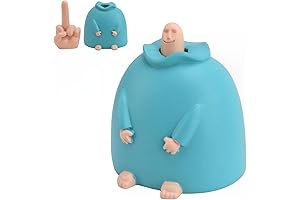 Funny Smiling Middle Finger Statue