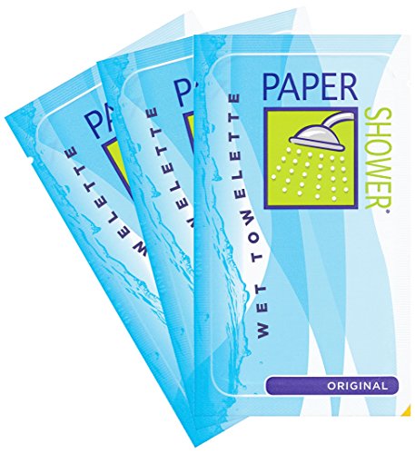 Paper Shower - Original Wet Towelette Only 100 Individual Body Wipe Packs
