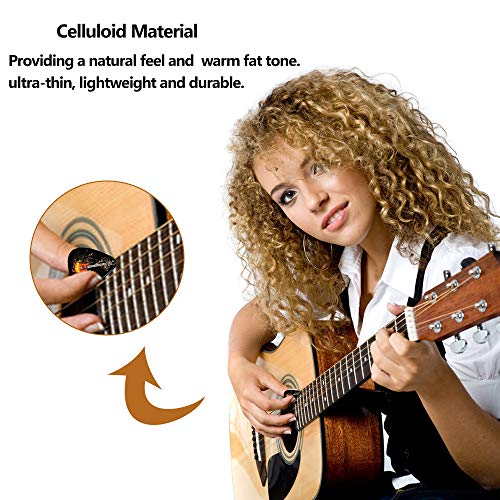 Médiators pour Guitare, 12 Celluloid Guitar Picks, Plectrum Guitare pour Guitare Electrique, Acoustique, Basse… - Les Beatles, Paul McCartney, John Lennon, RIngo Starr, George Harrison Médiators pour Guitare, 12 Celluloid Guitar Picks, Plectrum Guitare pour Guitare Electrique, Acoustique, Basse… – Image 4