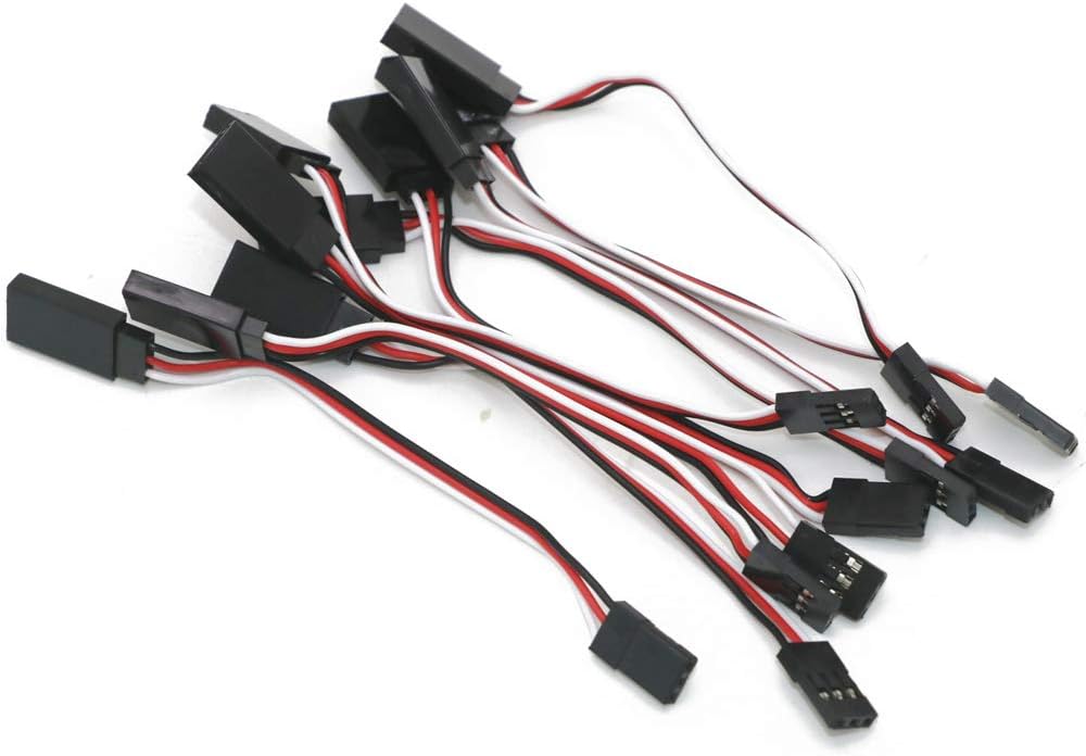 DAYUDDRICAR 10 Pcs RC Model Airplane Servo Extension Extend Wire C