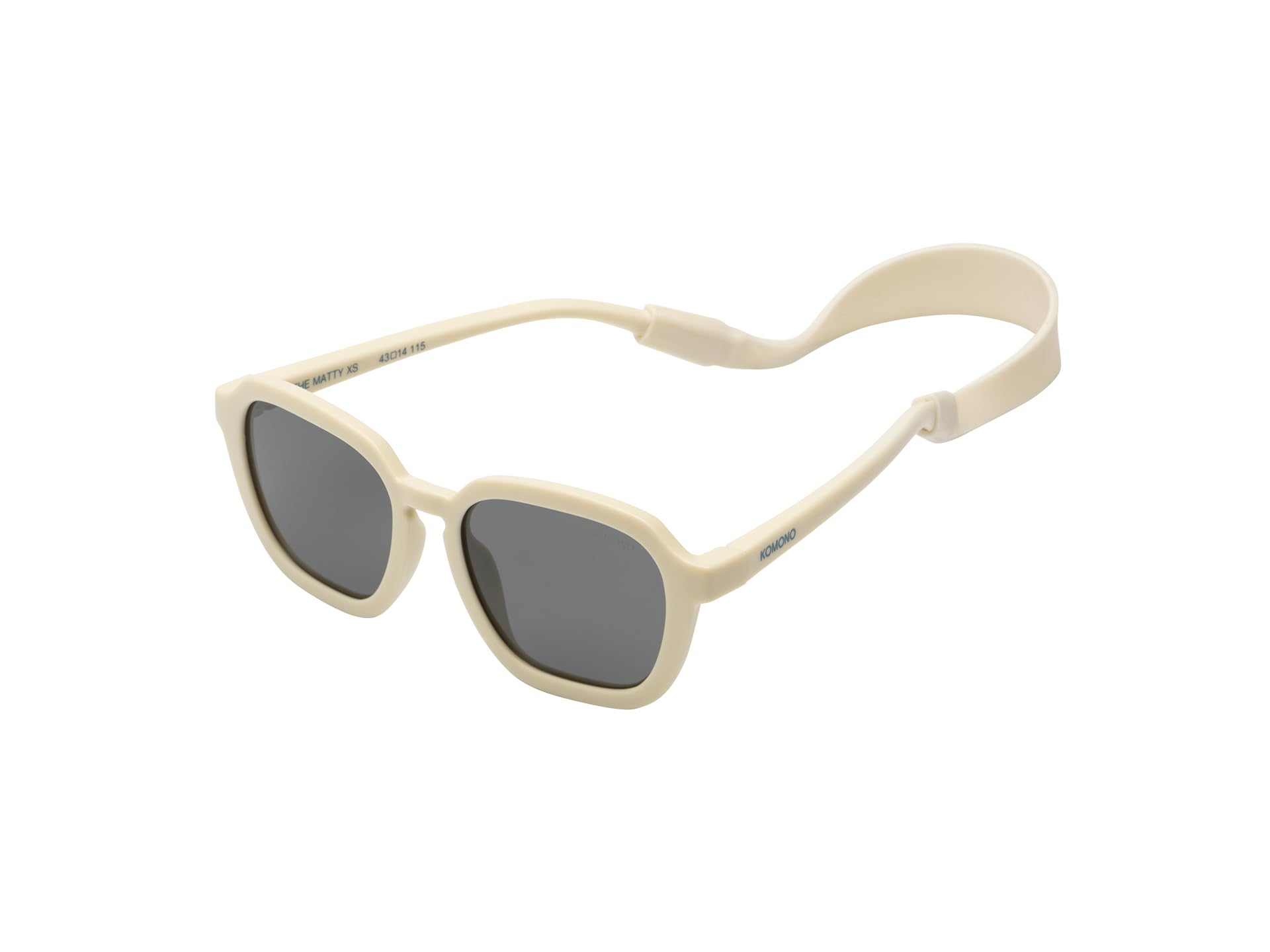 KOMONO Matty Jr. XS Kinder Quadratische Sonnenbrille mit UV-Schutz und kratzfesten Gläsern, Für Babys, Kleinkinder, Unisex Mädchen und Jungen im Alter von 1-2