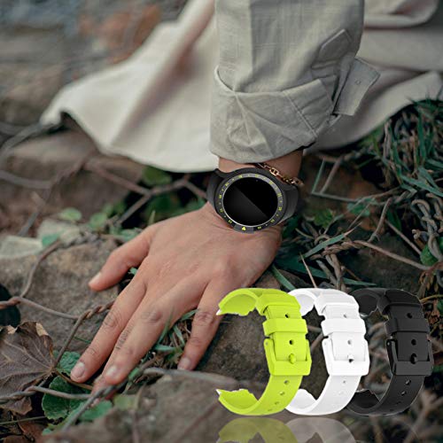 Moniel Relógio inteligente destacável à prova d'água de sílica gel para substituir pulseira de reló