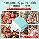 Phomemo M04S 300 DPI Mini Handy Sticker Thermodrucker – Tragbarer Bluetooth Drucker, 53/80/110 mm Druckbreite, Kompatibel mit iOS & Android, für Dokumente, Notizen, Etiketten,Aufkleber