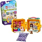 Der Spielwürfel enthält außerdem einen Bereich zum Entspannen für die LEGO Friends Mini Puppe Andrea mit ihrem Pudel, der in 1 von 4 zufälligen Farben dabei ist