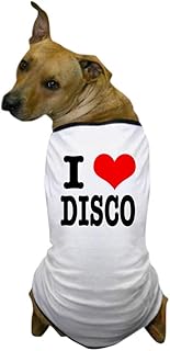 CafePress I Heart (Love) Disco Dog T Shirt Dog T-Shirt, Pet Clothing, Funny Dog Costume