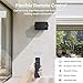 Inwa Outdoor Bluetooth Speakers, 400W Active Passive Wall Mount Speaker, Waterproof Wireless Indoor/Outdoor Stereo Sound Set W/Aux in, Sound System for Patio/Porch/Gazebo/Garage(Pair, Ivory Black)
