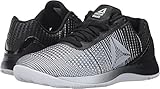 Reebok Women's CROSSFIT Nano 7.0 Track Shoe, White/Black/Silver Metallic, 9 M US