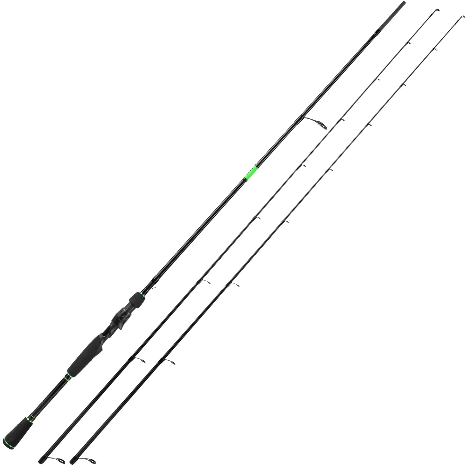 KastKing Zephyr Dual Tip Fishing Rod, Lightweight KastFlex IM6 Graphite Spinning & Casting Rod, Fuji O-Ring Guide, Dual Tips Section for Different Powers, Drop Shot Hook Keeper, EVA Grip