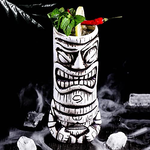 THATA Tiki Bekers, Tiki Mok van keramiek, cocktailbeker, innovatieve Hawaiiaanse Tiki-beker, cocktailglazen - Tiki Bar… - Afbeelding 7