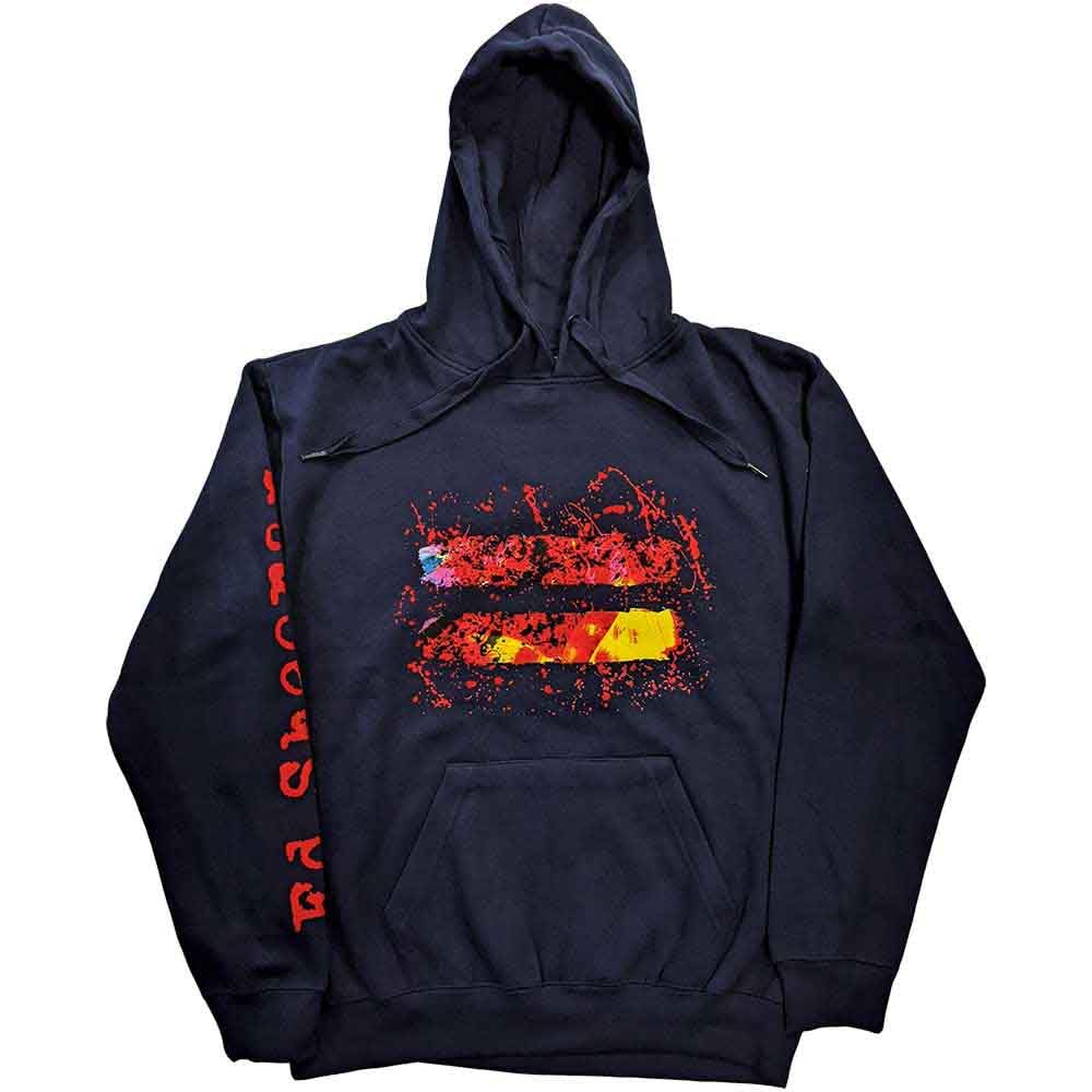 Ed Sheeran Hoodie Equals Logo Official Unisex Navy Blue Pullover M