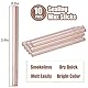 10 Stück Siegelwachs Sticks 7mm, Umschlag Versiegeln Wachs Sticks Siegelwachs Klebepistole Wachs Sticks Flexible Heat Seal Sticks für Umschläge, Briefe, Hochzeit Einladungen, Backen Stempel Briefe
