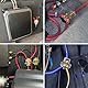 LNGJIN 1 x 0 GA Eingang + 2 x 4GA Ausgang Car Audio Stromverteilung,Car Audio Stromversorgung Verteilung,Ground Verteilerblock,Power Distribution Block,geeignet für die Audioverkabelung im Auto
