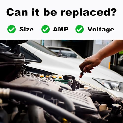 20pcs 20A Standard Car Fuses Blade Fuse, 20 AMP Automotive Fuses(ATO/APR/ATS), 32V (12/24V) Blade Fuse, Automotive Fuses for RV, Truck, AUTO, Boat, SUV (20 AMP/32V)