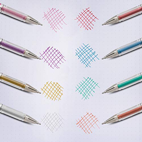 Pentel Arts Slicci Metallic Bolígrafo de Gel 0.8 mm Azul Metallic miniatura 5
