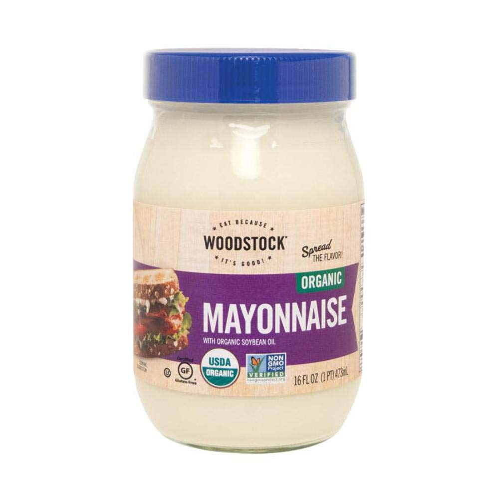 Woodstock Organic Mayonnaise - Case of 12 - 16 oz.