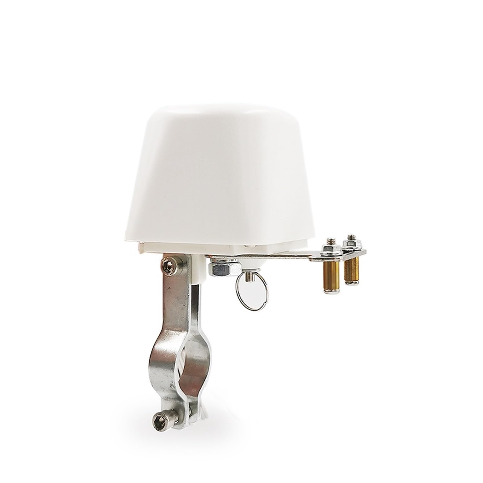Válvula manipuladora de tubería de gas DN15 DN20, válvula de bola de 1/2 3/4 pulgadas for cierre de gas/agua, válvula de corte de 12 V 1 A, 1 unidad(DN20,White)
