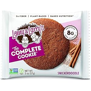 Lenny & Larry’s – Il cookie completo 2 oz. Snickerdoodle singolo servire – 12 Biscotti