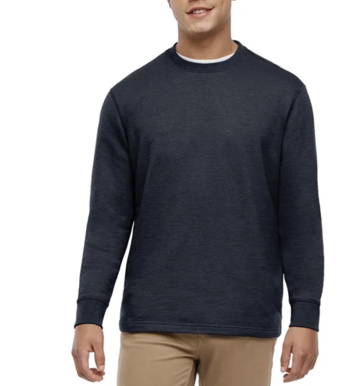 Orvis Men's Long Sleeve Textured Crew Pullover