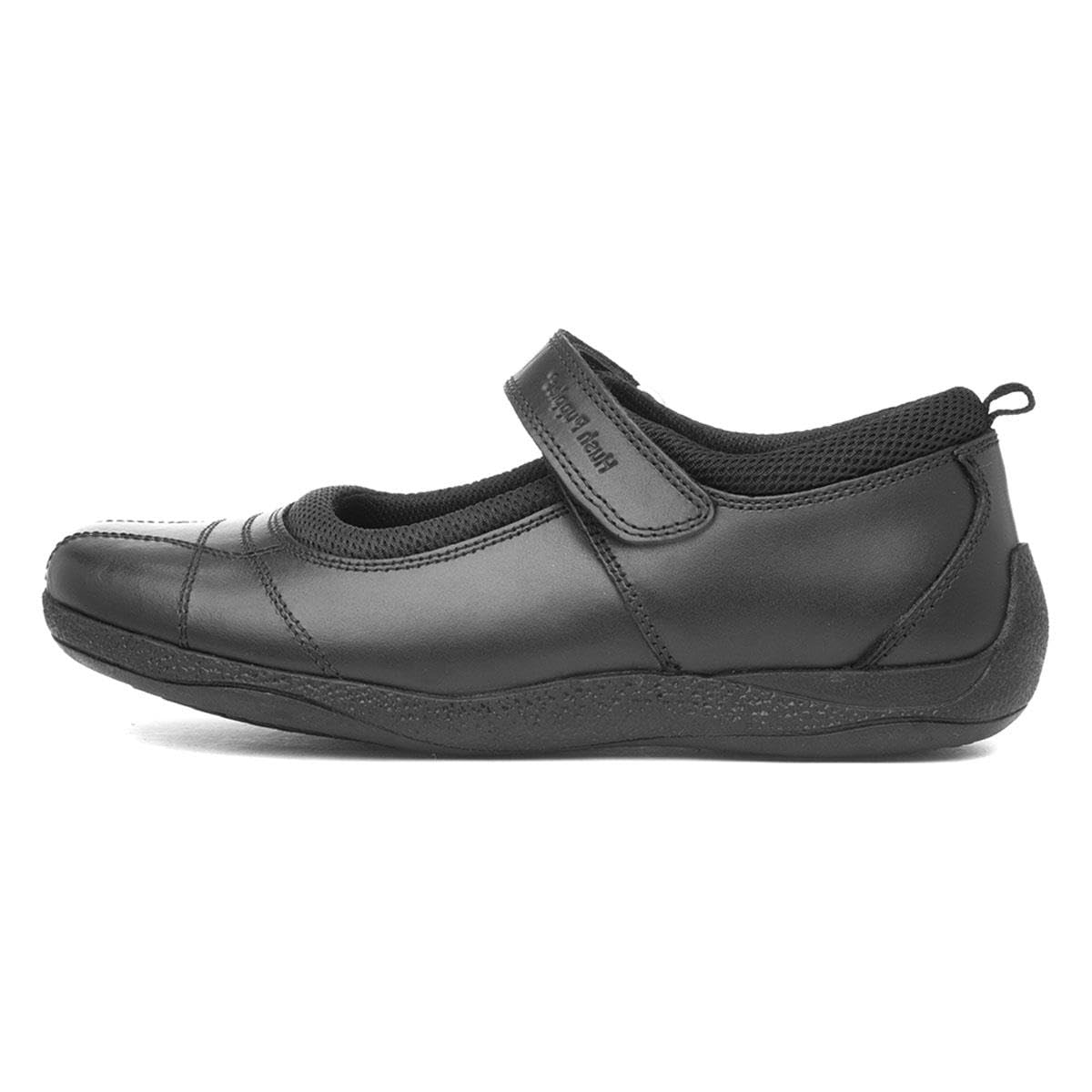Hush PuppiesClara Girls Black Leather School Shoe