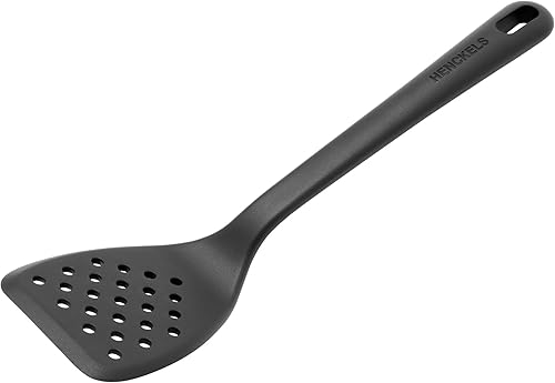 Henckels Utensilios de cocina de ónix de silicona, espátula para freír