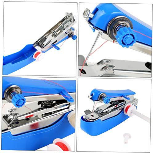 Lurrose 3 Stuks kleine naaimachine kinderen naaimachine naaimachines voor kinderen naaldenmachine gereedschap metalen kunststof naaimachine stiknaaimachine handbediend plastic - Image 7