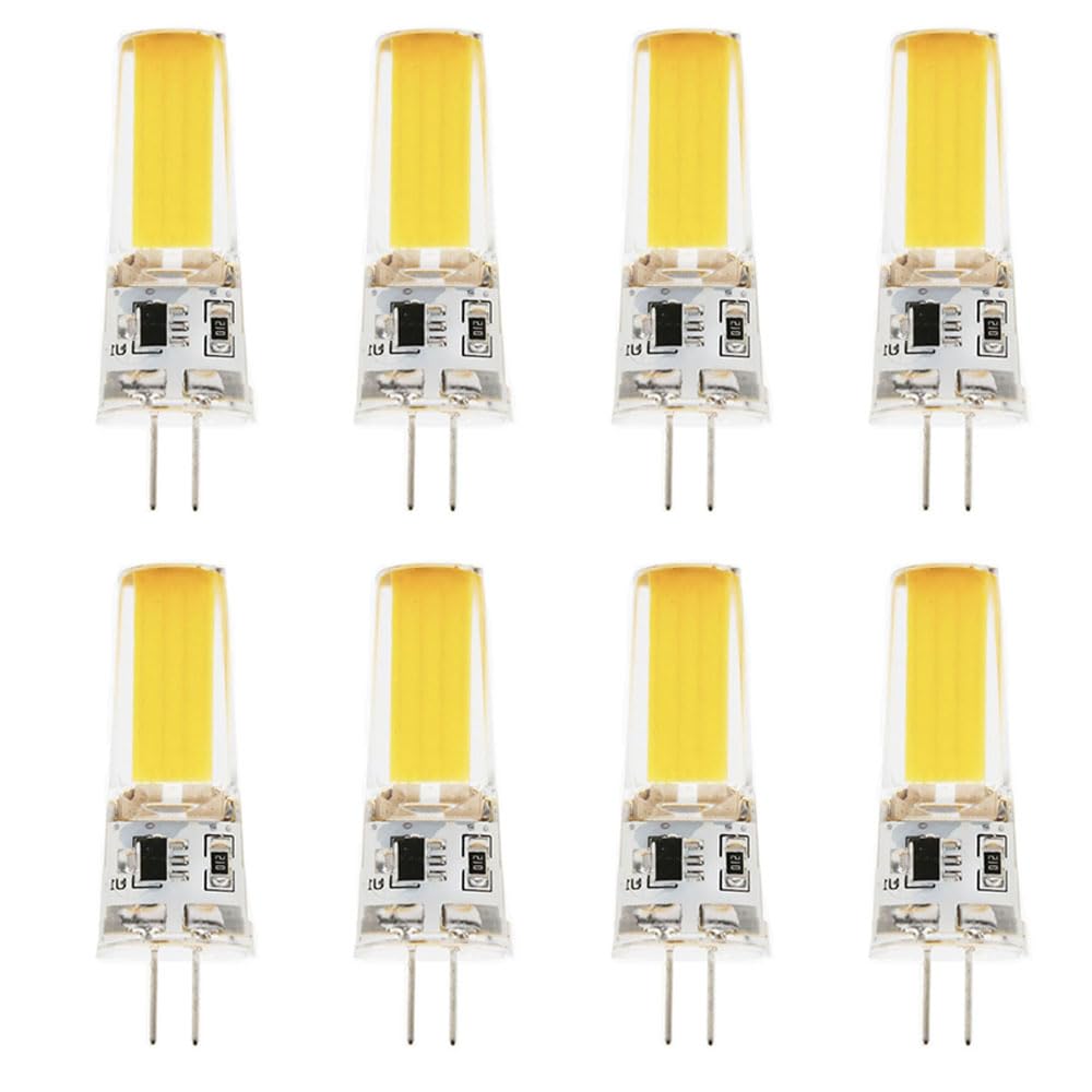 10PCS G4 LED Lampadina 3W Ac 230v Dimmerabile Lampadina G4 LED per lampadario,camper e barca 3W/Bianco caldo