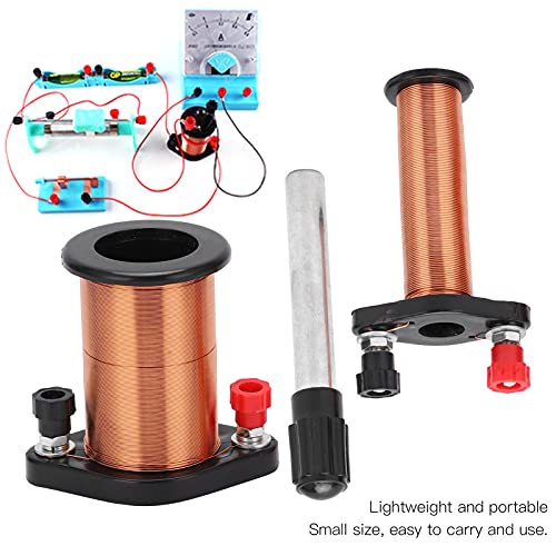 Image of Magnetoelectronic Coil Wiring, Demonstration Secondary Coil Induction Coil Electric Magnetic Coil Miniature Electromagnetic Electromagnetic Induction Solenoid for Physics Teaching
