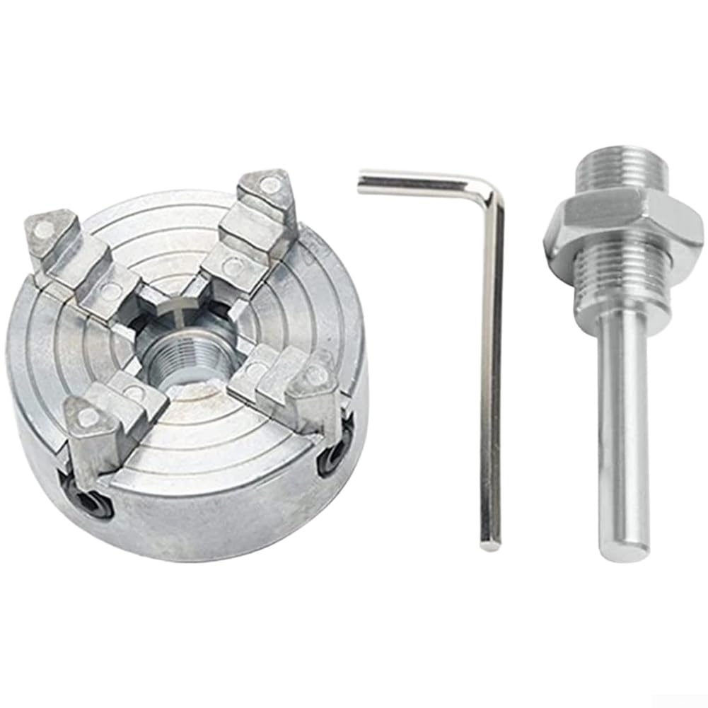Dreibackenfutter für mini Drehmaschine M12x1 Zinklegierung Dreibackenfutter(C)