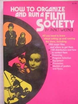 Paperback How to Organize and Run a Film Society. Book