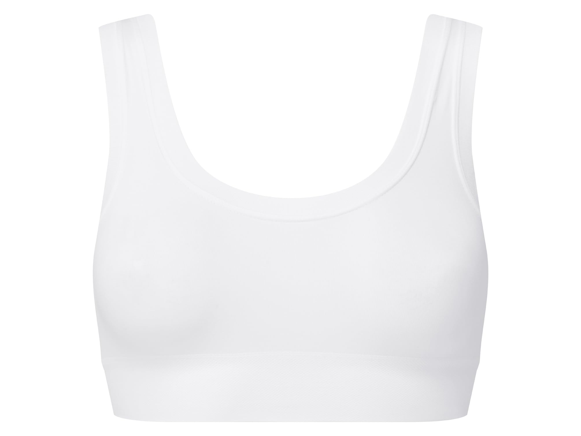 Softskin - The Bralette, Supersoft, Ultra Comfort, Non-Wired, Seamless Women's Comfort Bra (UK, Alpha, M, Regular, Regular, White)