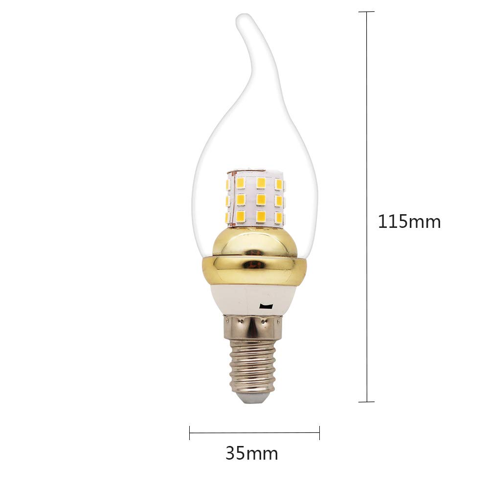 LED Lampe E14 Glühbirne 5W Nicht dimmbar lampe, filament E14 led Glühfaden Warmweiß leuchte led Birne, 270°Abstrahlwinkel 40W Glühlampenäquivalent, 450 Lumen,20 Stück
