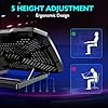 Laptop-Cooling-Pad-Laptop-Cooler-Stand-Laptop-Fan-Cooling-Pad-with-5-Quiet-Fans-for-12-156-Inch-Laptop-Notebooks5-Height-Adjustable2-USB-Ports-Phone-Stand Laptop Cooling Pad, Laptop Cooler Stand, Laptop Fan Cooling Pad with 5 Quiet Fans for 12-15.6 Inch Laptop Notebooks,5 Height Adjustable,2 USB Ports, Phone Stand