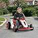 Planet X8 24V Electric Go Kart for Big Kids, 4WD & 2x150W Drift Kart, 2-Seater Ride on Toys, 5-Point Safety Belt w/Soft Start, Max Racing Speed 8 MPH, 7AH High Motor, Power Display, Wireless, Music