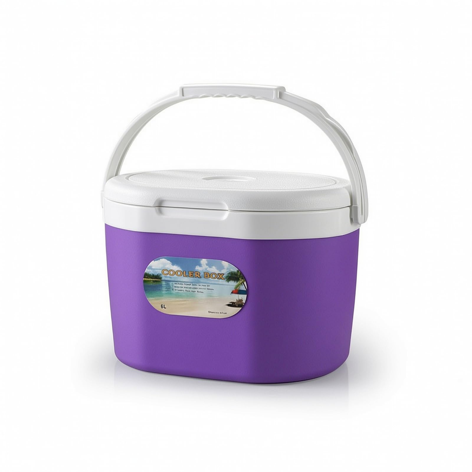 F Fityle Portátil Aislado con Placas Refrigerantes y Bolsas Hielo para con Asa Resistente y Tapa Abatible