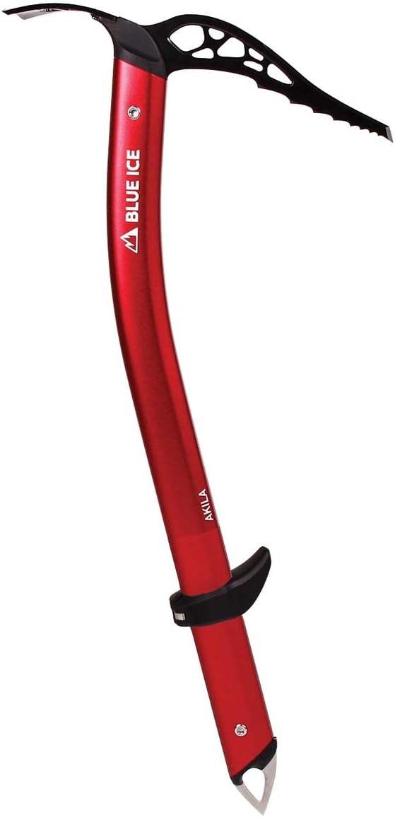 Blue Ice Akila Ice Axe Adze - Ski Patrol Red