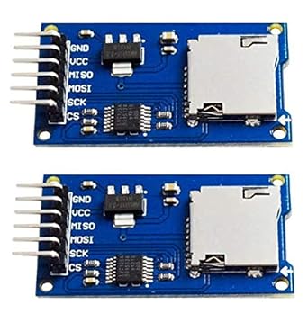 CARE 'N' TOUCH 2 Pack Micro Sd Card Module Tf Card Memory Shield |Sd Storage For Arduino